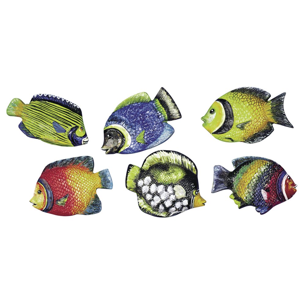 Rayher Casting Mould: Fishes, 9 cm, 6 Motifs, White