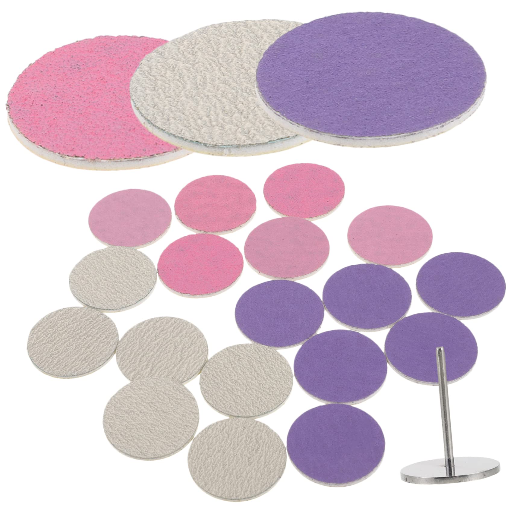 FRCOLOR 5 Set Di Abrasivi Per Pedicure Per La Rimozione Dei Piedi Lima Per Unghie Elettrica Abrasivi Strumento Di Levigatura Dei Piedi Cuscinetti Di Ricambio 60 Pezzi*5