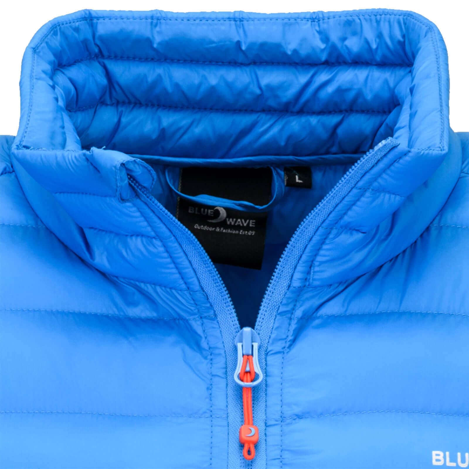 Blue Wave Herren Steppweste Oscar - mit Stehkragen - Gesteppte Weste packable inkl. Packbeutel in Marine Größe XXL