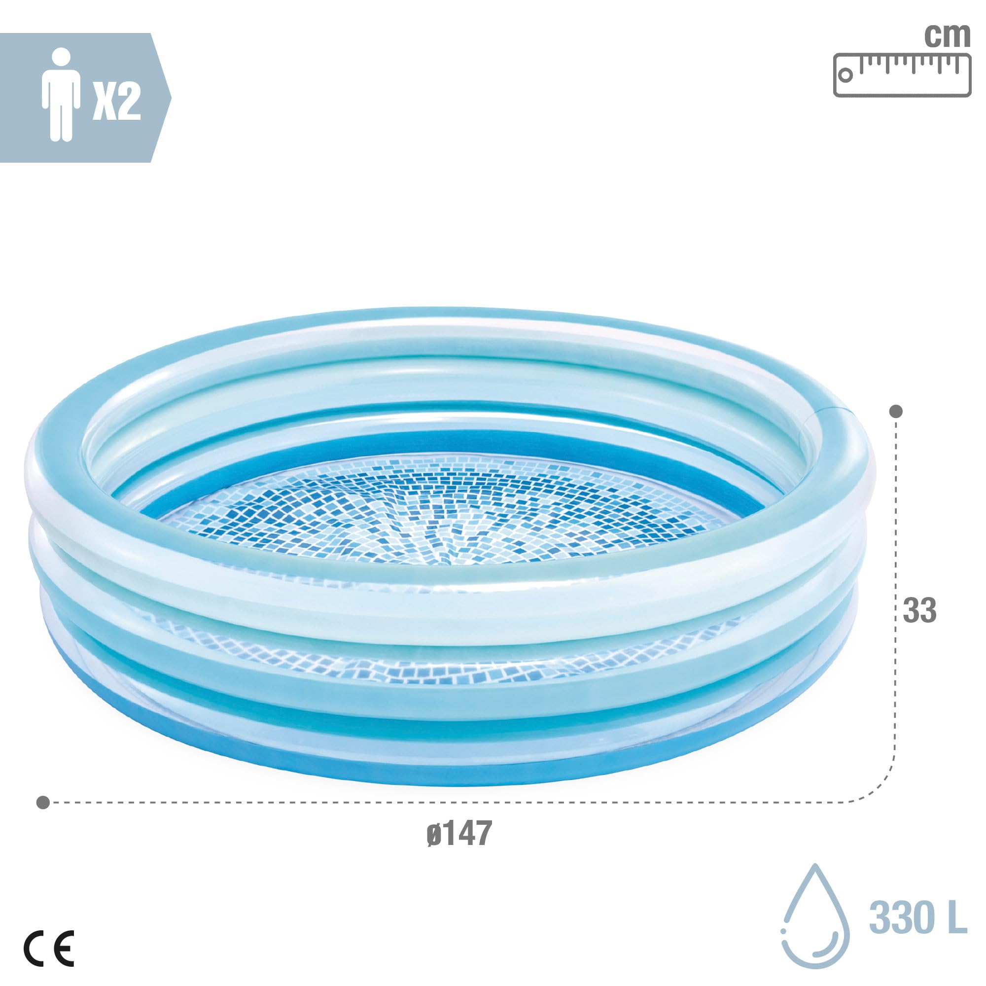 Intex Blue Bliss Kiddie Pool - Summer Fun! -2
