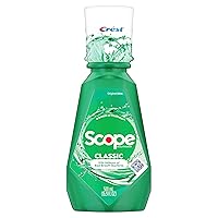 Vista 9 de Crest Scope Classic Mouthwash, Original Formula, 500 Ml, 4 Count
