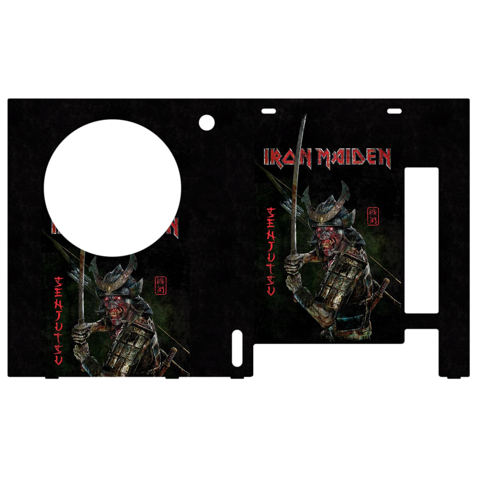 Head Case Designs Sous Licence Officielle Iron Maiden Senjutsu Album Cover Art graphique Enveloppement De Console De Jeu Et Skins Pour Manette compatible avec Xbox Series S Console & Controller Bundle