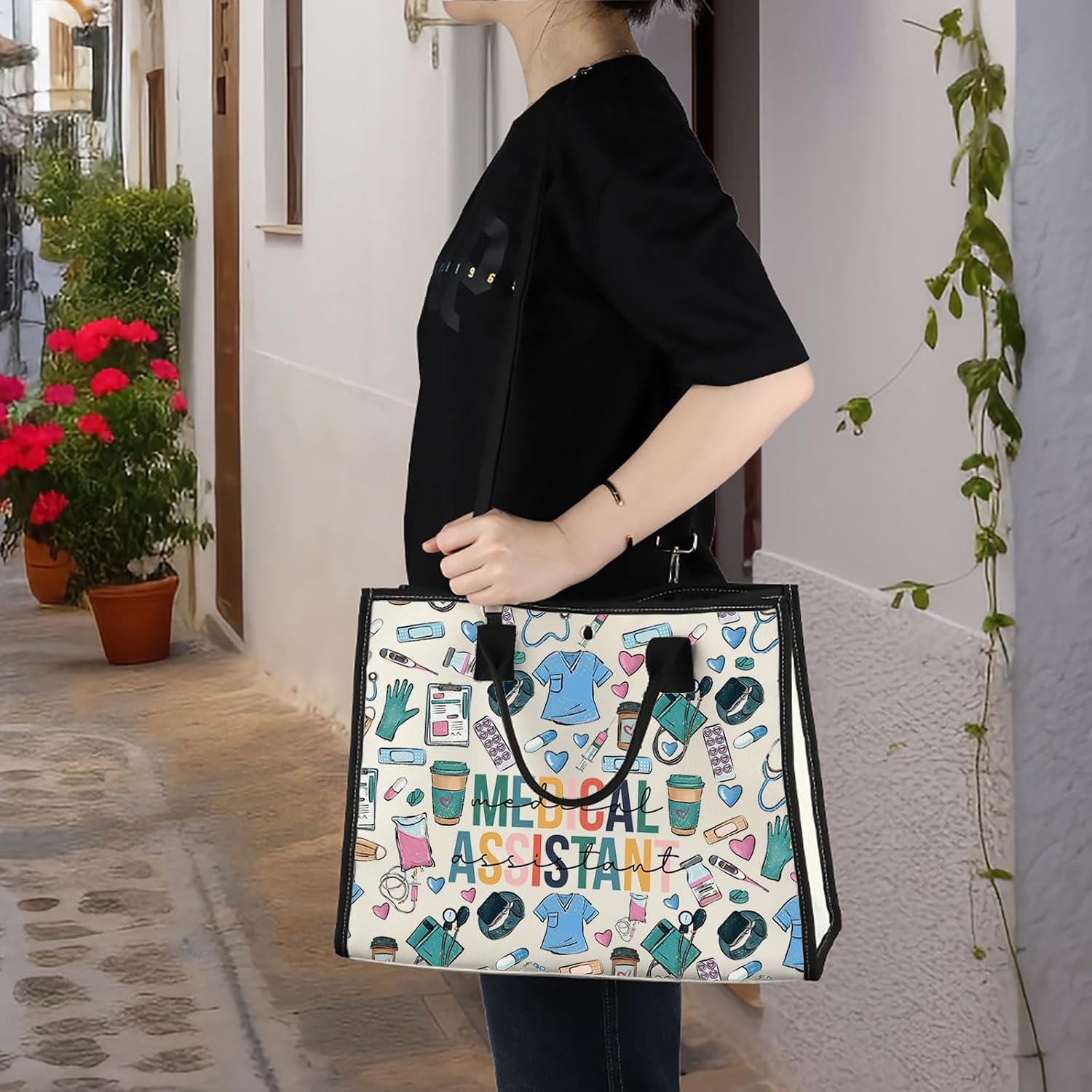WZMPA Medical Assistant Cosmetic Bag MA Graduation Gift Nurse Medical Assistant Makeup Zipper Pouch Bag Medical Assistant Retirement Welcome Gifts (Medical Assistant-TB) image 4