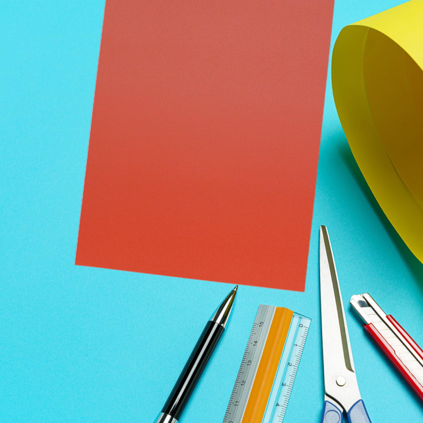 Red Opaque PVC Sheets - 10 Pack A4 -4 Red Opaque PVC Sheets - 10 Pack A4 -4