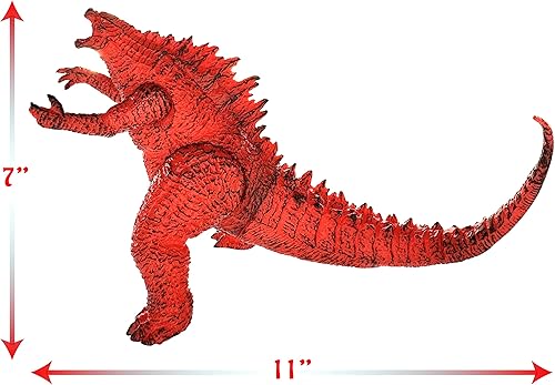 Miniatura 4 de TwCare Fire Godzilla vs. Kong Figura de acción ardiente de juguete 2021 Rey flameante de los monstruos, serie de películas, articulaciones movibles,