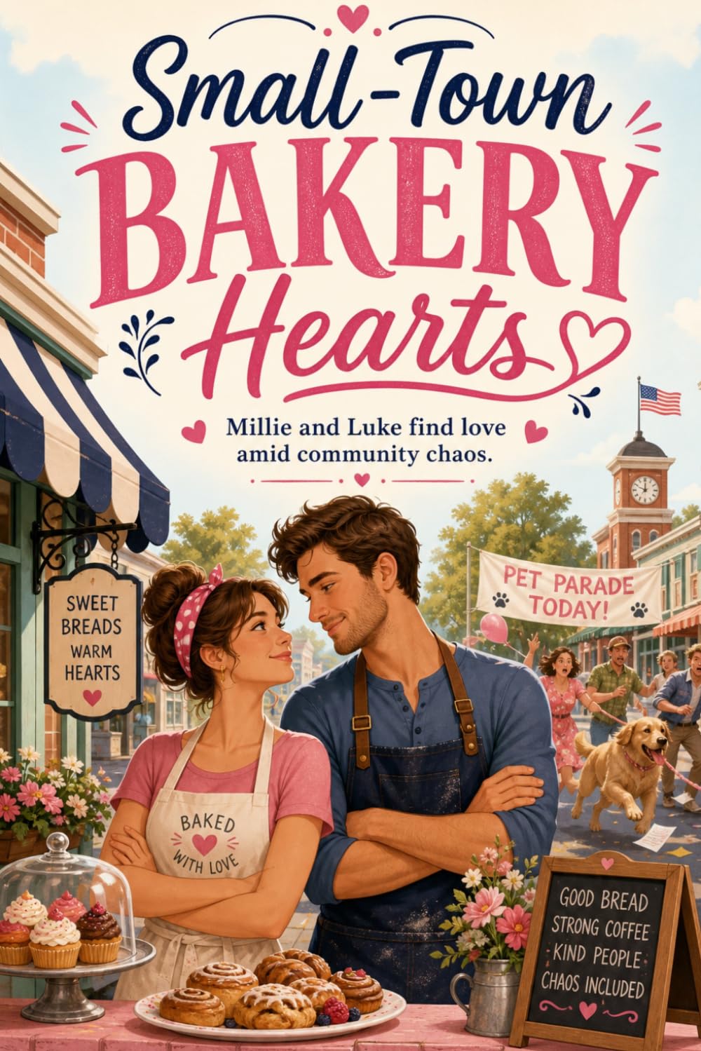 Small-Town Bakery Hearts: A Heartwarming Small-Town Romance with a Dash of Mystery
