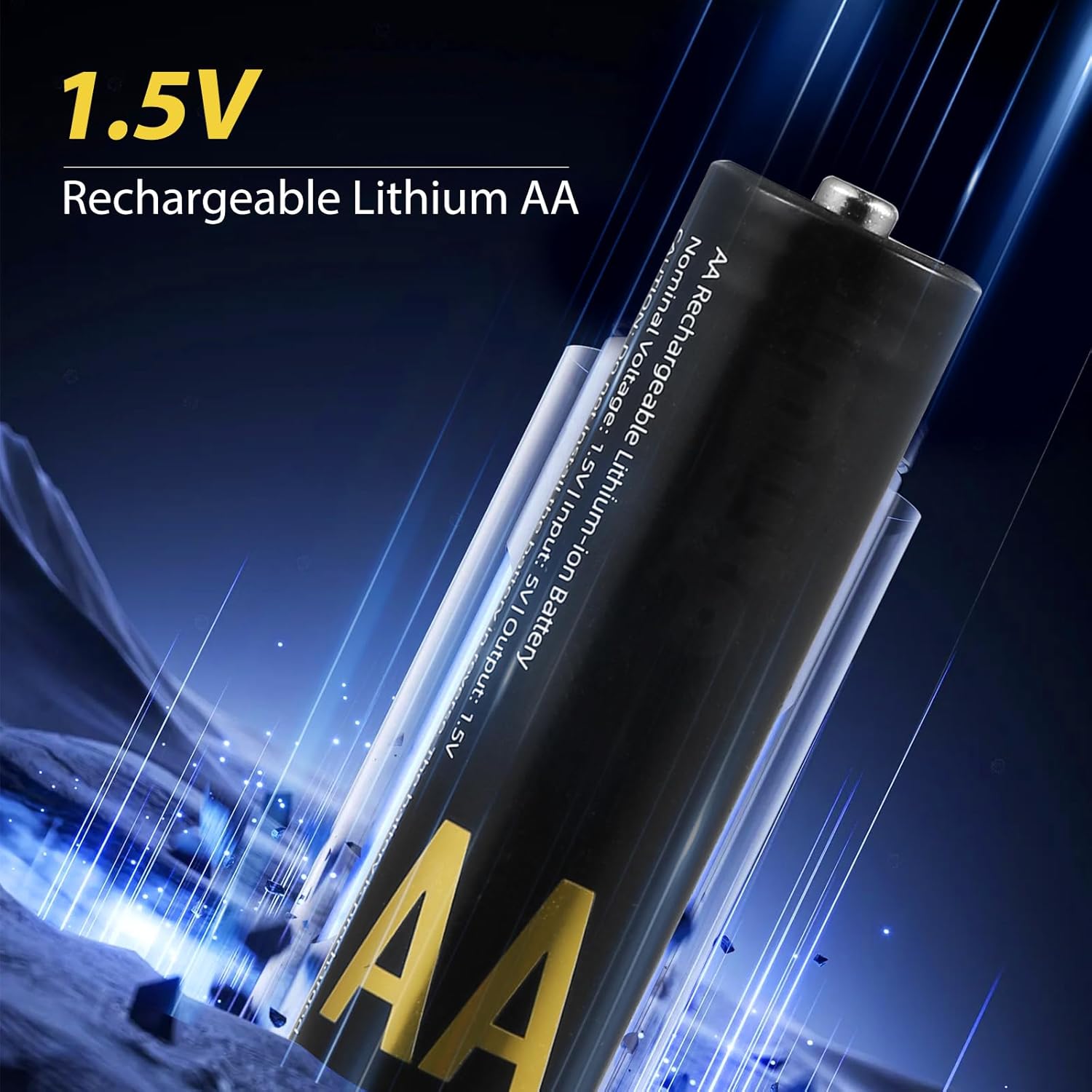 FragrantBodyOilz ANTPO Rechargeable AA Batteries Lithium with Charger, 8 Pack 1.5V 3000mWh Double A Batteries Rechargeable, Long Lasting AA Li-ion Battery with Integrated Charging Storage Box
