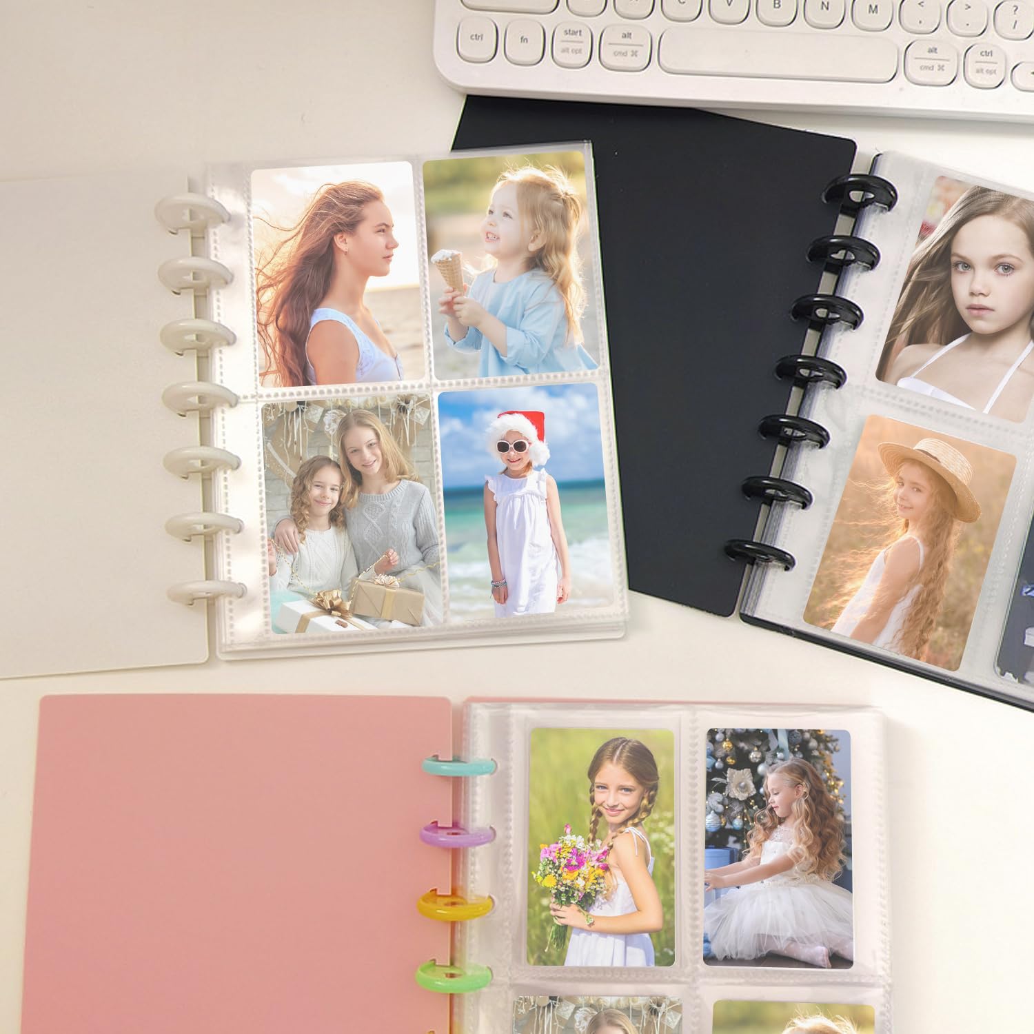 30 Pack 120 Zakken 3,5 x 5 inch Fotokaartmouwen Voor A5 6 Ringband, Ultraheldere Fotomouwen, Dubbelzijdige Fotopagina's, Fotobladbeschermer Voor Foto's, Ansichtkaarten, Zaadpakketten