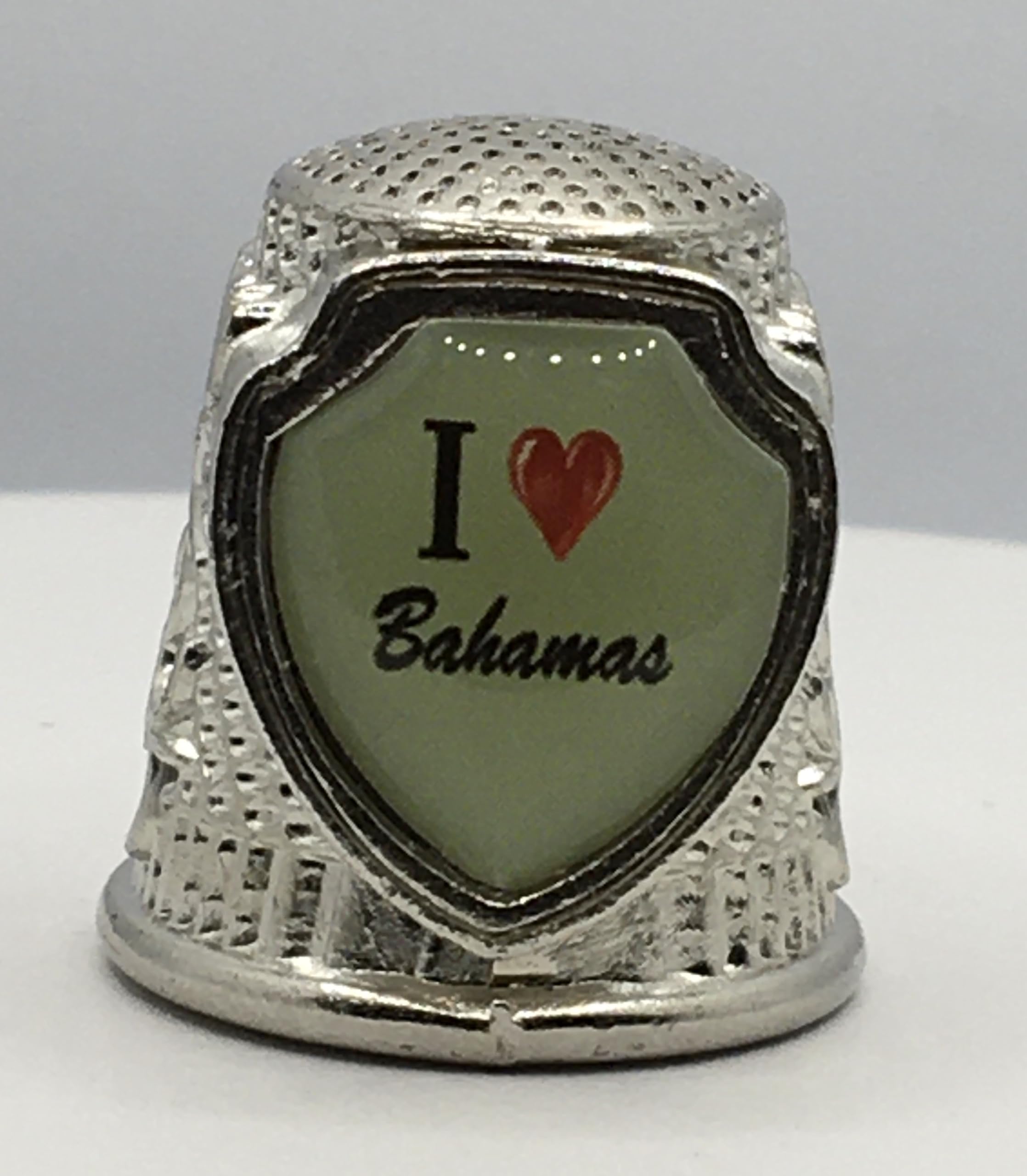 646 I Love Bahamas Collectible Souvenir Thimble