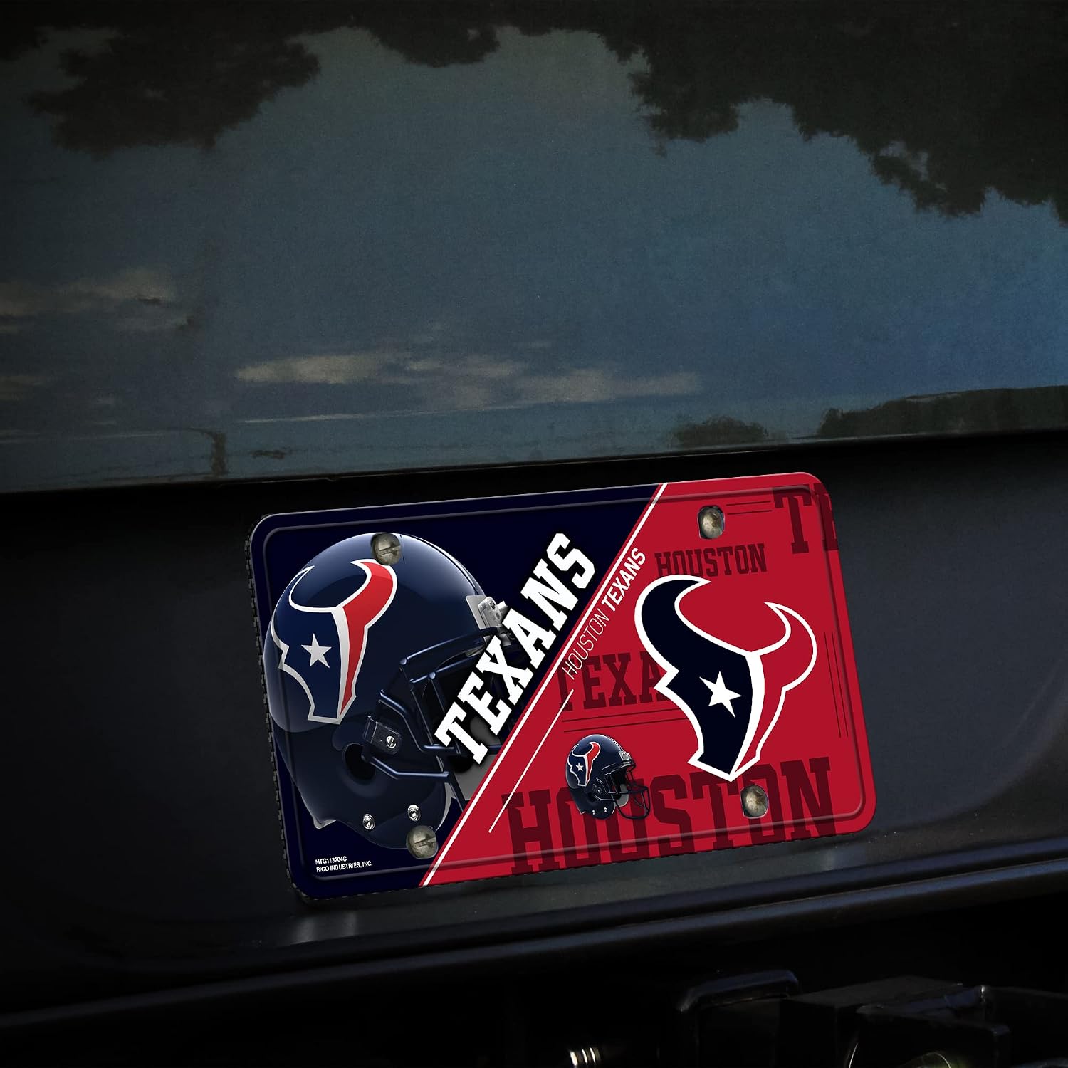 Rico Industries NFL Football Houston Texans Split Metal Tag