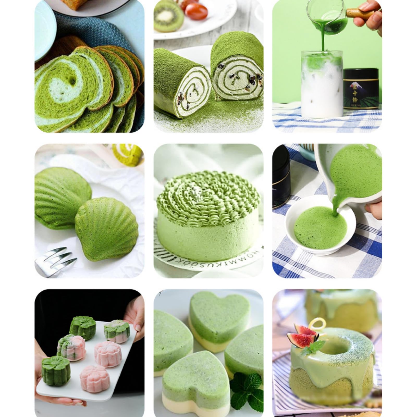 Ceremonial Grade Matcha Green Tea Powder - Traditional Authentic Japanese Culinary Grade Matcha No Sugar Stone Milled Green — view 6