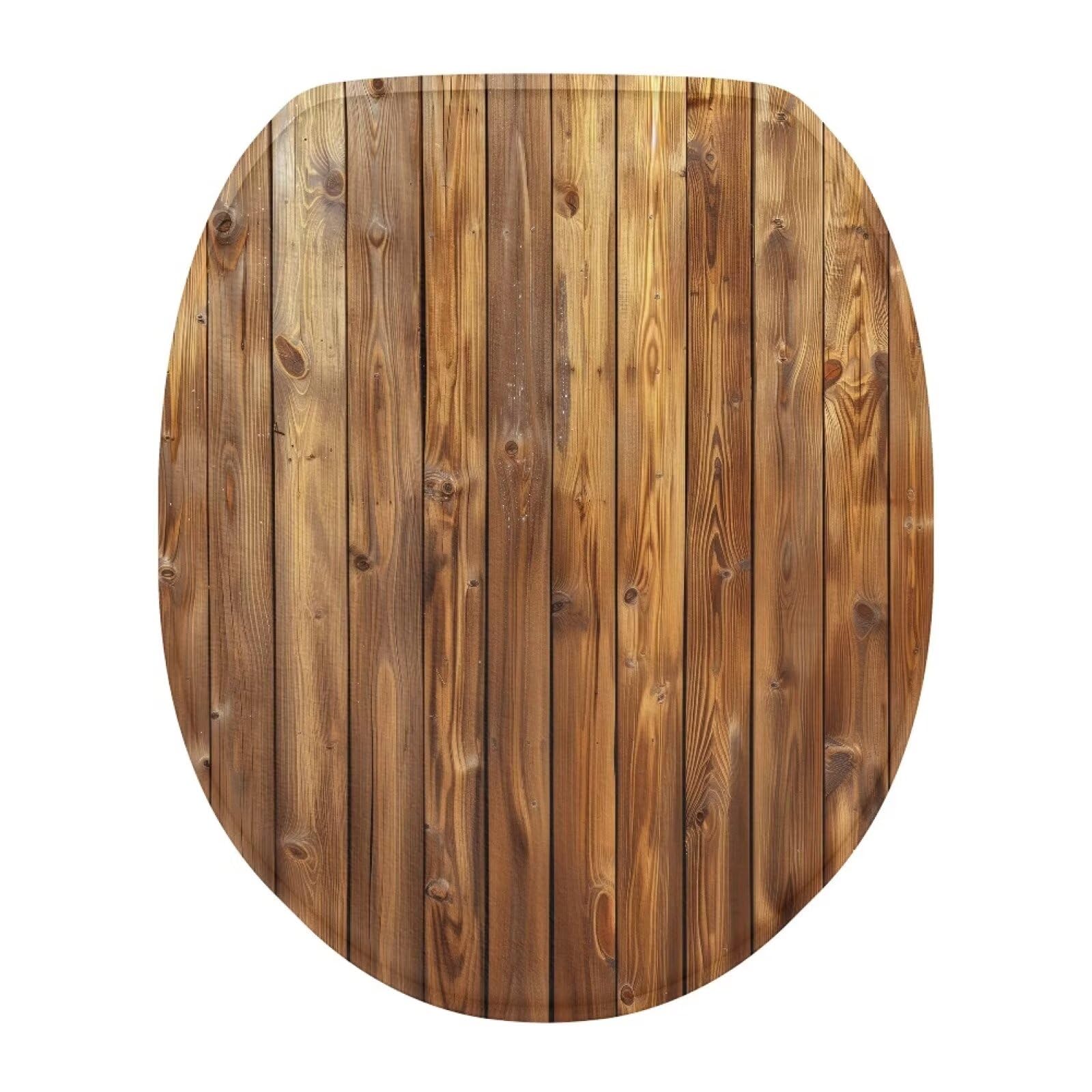 Toilettensitzbezug Mit Highland-Kuh Design - Weicher Bezug Für Längliche WC-Deckel