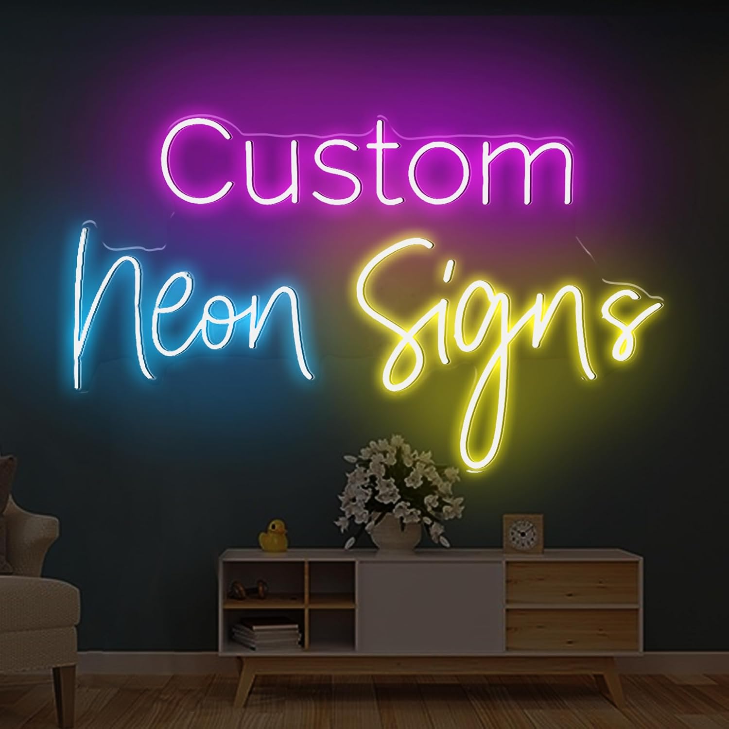 LuGlory Custom Neon Signs, Neon Sign Customizable for Wall