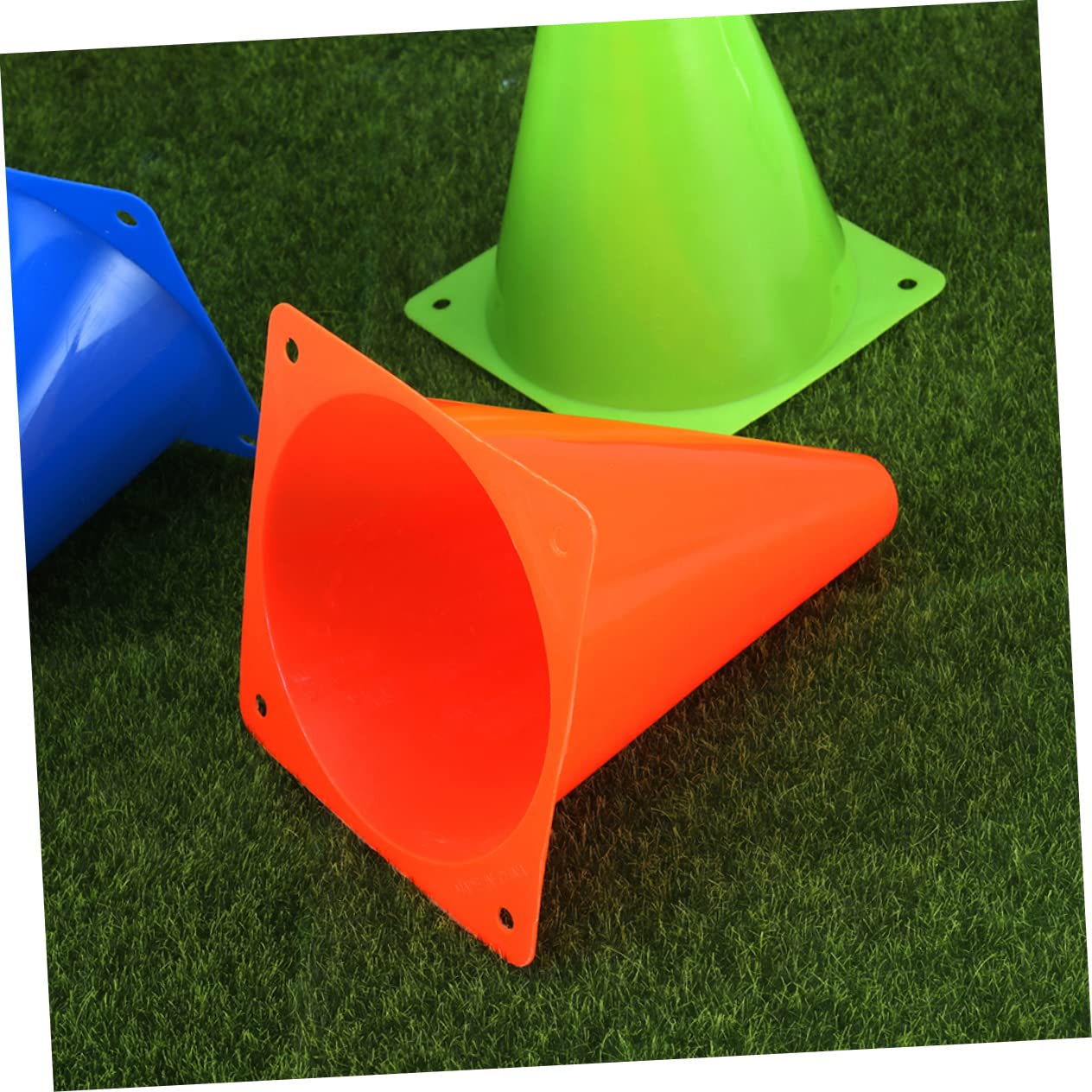 24piezas Conos De para Entrenamiento De Fútbol Plástico Forma De Cono Equipo Deportivo para Futebol Cones De Entrenamiento De Fútbol para Herramientas Auxiliares