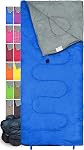 Sac de couchage à l'intérieur & Usage extérieur. Idéal pour les enfants, les garçons, les filles, les adolescents & Adultes. Sacs ultralégers et compacts sont parfaits pour la randonnée, le backpacking & Camping