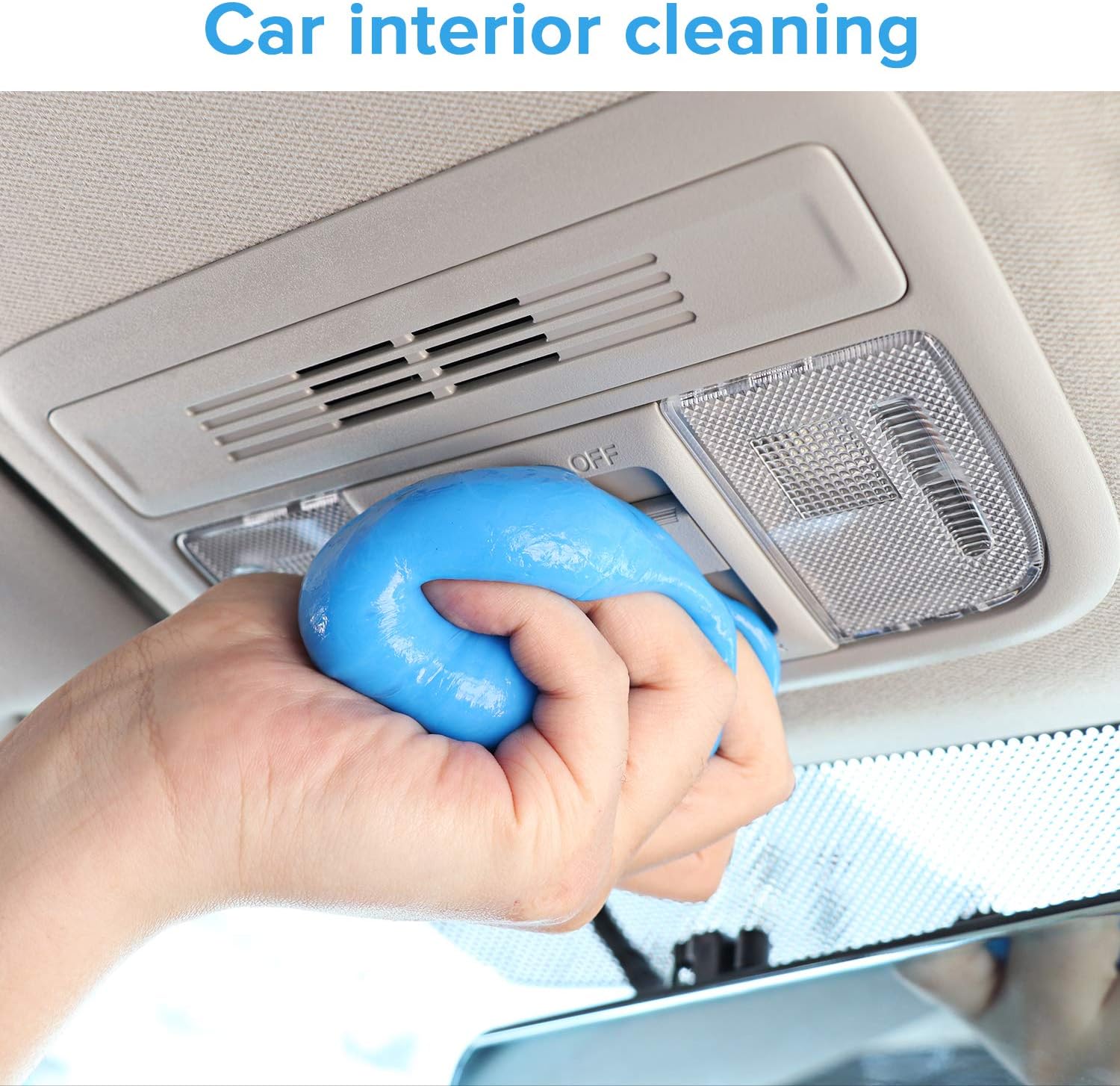 Kshineni Car Cleaning Gel, Detailing Clean Putty Keyboard Cleaner, Detail Tools Car Slime Auto Interior Reusable Dust Cleaning Mud : Automotive