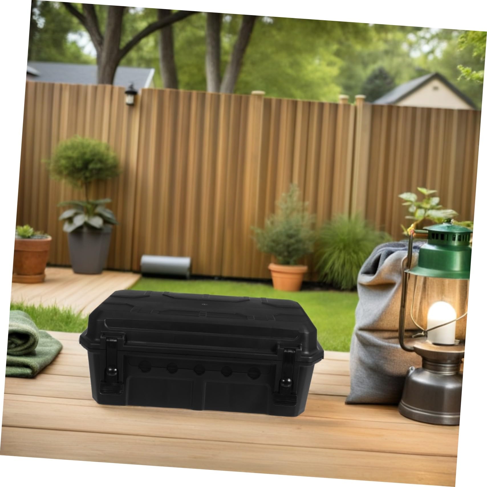 Scatola Stagna Elettrica per Esterni con Coperchio Resistente alle Intemperie Capiente per Prolunghe e Prese Adatta per Giardino Illuminazione Esterna e Attrezzature da Esterno