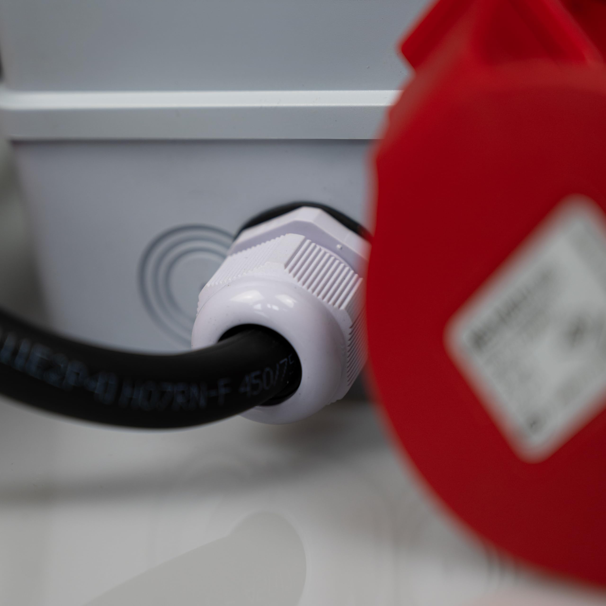 16A MID geeicht - Mobiler Digital Stromzähler Zwischenstecker Box 1,5m 400V / 16A CEE-Stecker Und Kupplung