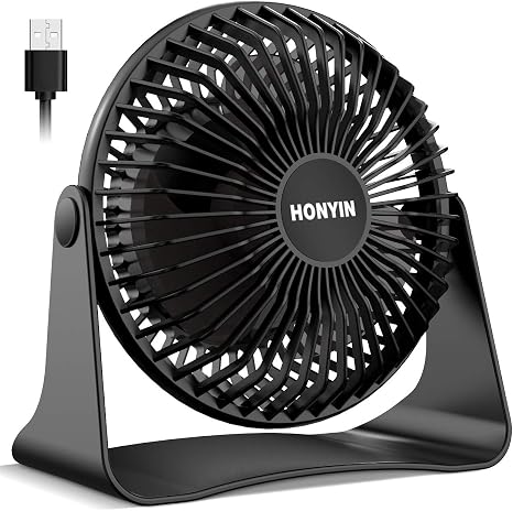 HONYIN 6'' Small USB Desk Fan 