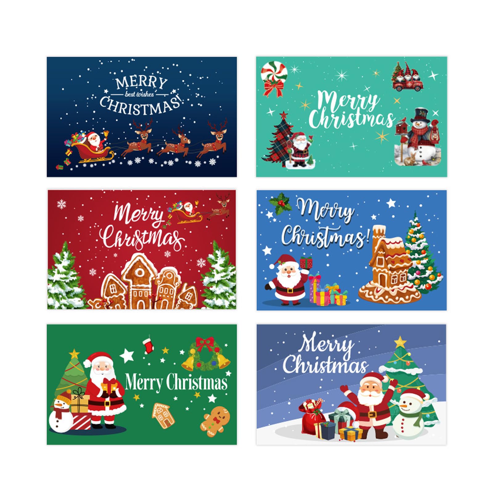 Tsophreniq Unique Christmas Celebration Cards with Envelopes for Party Business Event Greeting Card Holiday Greeting Card