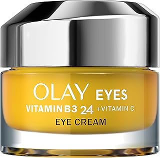 Olay Vitamin B3 24 + Vitamin C Eye Cream With Vitamin B3, Vitamin C & Peptides For Visibly Brighter Skin, 15ml