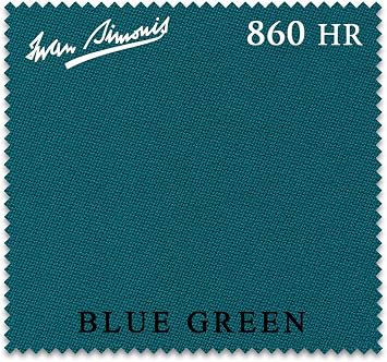Iwan Simonis 860HR Pool Billiard Table Cloth - Authorized Dealer Blue Green, 7 ft