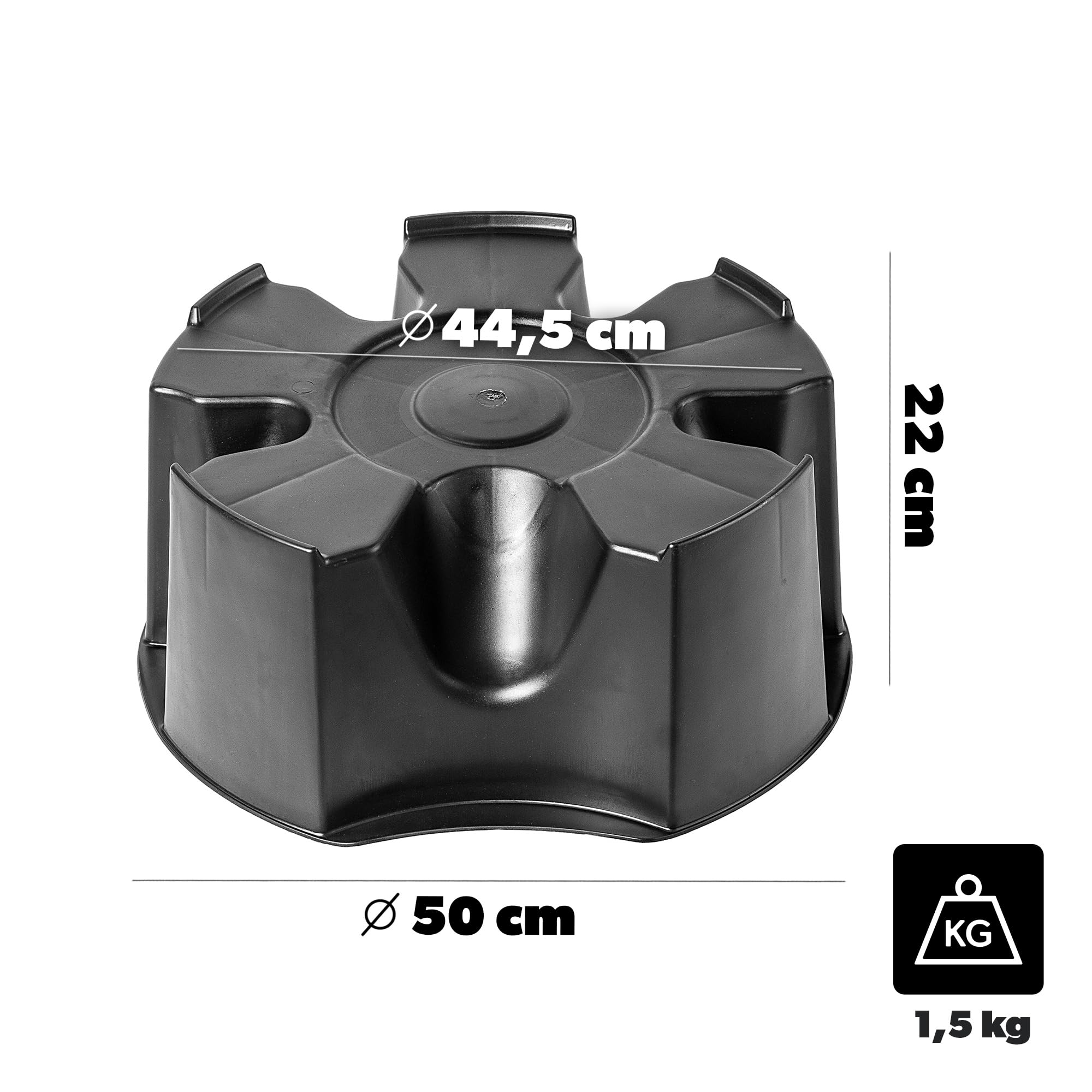 KADAX Barril de lluvia de 240 l, barril de lluvia con grifo, maceta y soporte, depósito de agua de lluvia de plástico, depósito de agua de lluvia para recoger agua de lluvia