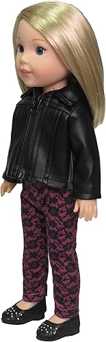 Miniatura 3 de American Fashion World Chaqueta plateada para muñecas de 14 pulgadas  Calidad premium y diseño moderno  Moda de ropa y atuendo para marcas populares