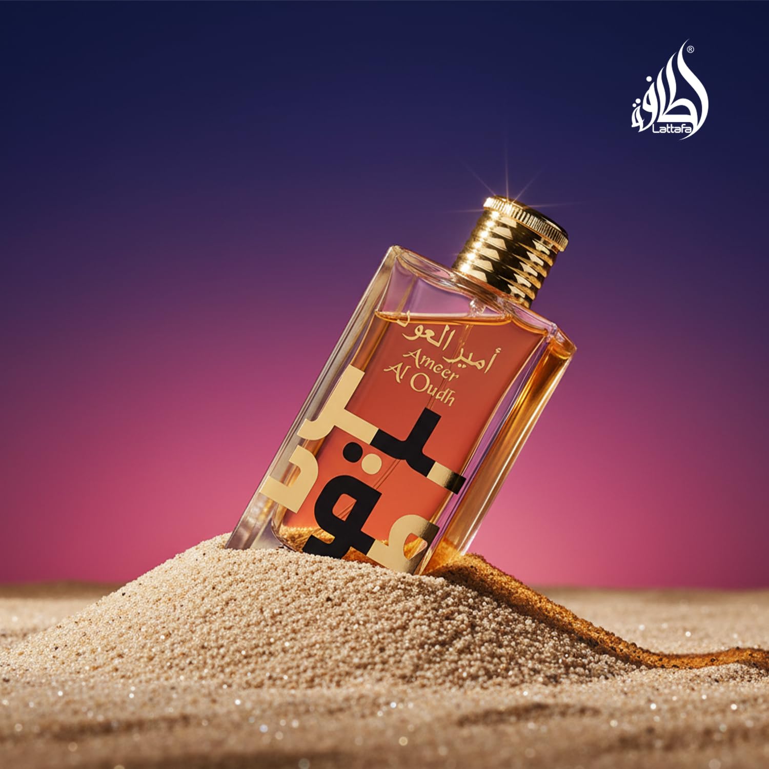 Lattafa Ameer Al Oud Intense Oud for Unisex Eau de Parfum Spray, 3.4 Ounce