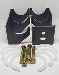 Radiator Brackets Dual Arm Vertical Column Wall Mount (with Free Fixing ...