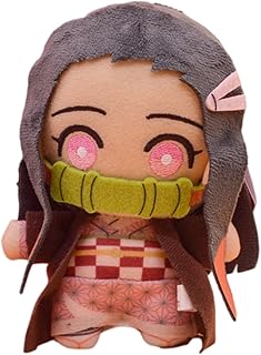5.91In Anime Cartoon Plush Doll Demon Slayer Figure Doll, Anime Cartoon Plush Doll Small Cute Stuffed Toy Bag Gift Pendant for Kids Adults Bedroom Party (Kamado Nezuko)