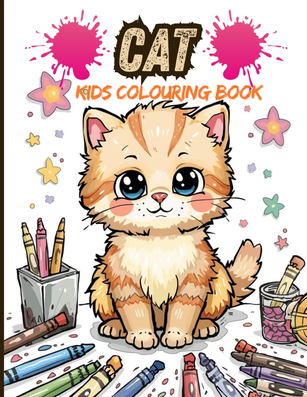 Shasha the Cat’s Big Adventure: Fun & Easy Coloring Book for Kids