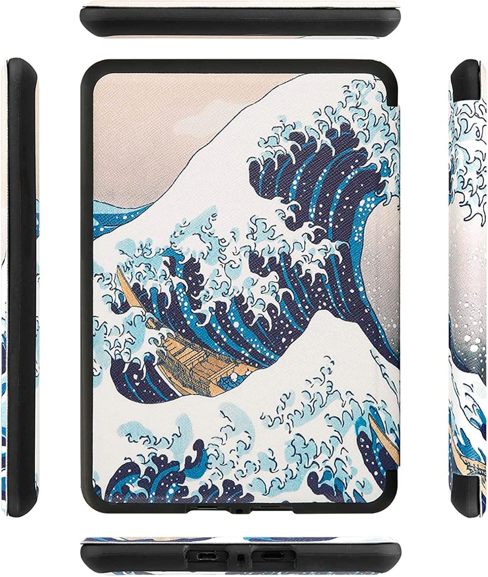 WB Ultra Light Case for Kindle 10th Generation (Wave) - Flexible Silicone and Magnetic Sensor