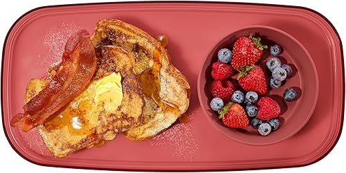 Miniatura 8 de madesmart dipware - Bandeja pequeña para servir con cuenco plegable y extraíble para aperitivos y aperitivos bandeja reutilizable para aperitivos