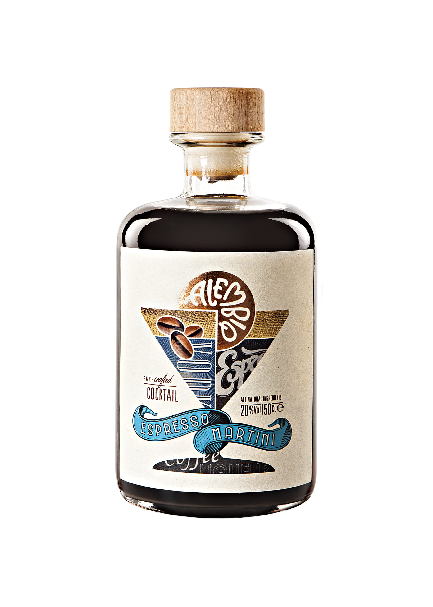 AlembiqEspresso Martini (Pre-mixed cocktail), All Natural & Craft, 500ml, 20% ABV
