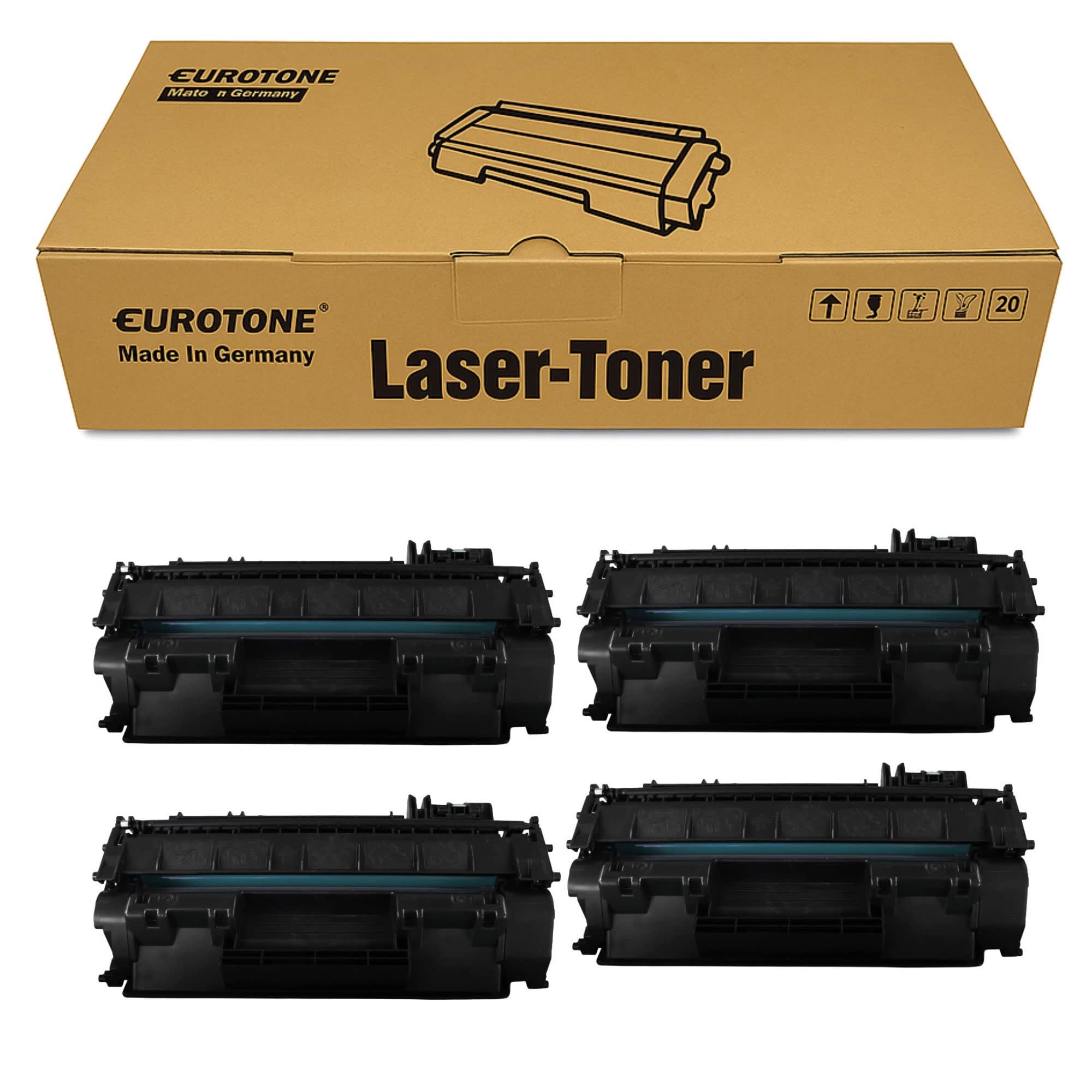 Eurotone Toner 4X kompatybilny z Canon I-Sensys MF6640 MF6680 zastępuje 2617B002 720 o 25% większej wydajności
