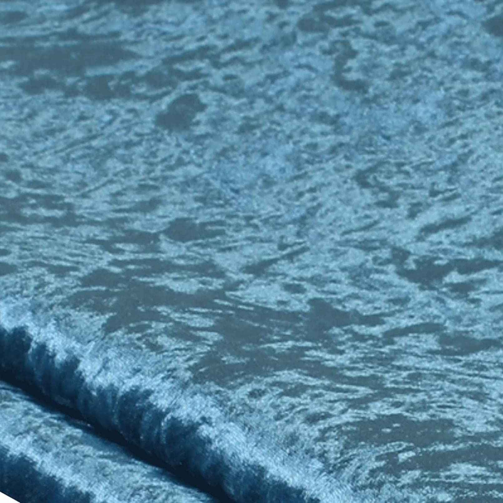 Tissu velours d'ameublement résistant bleu pour couture de canapé
