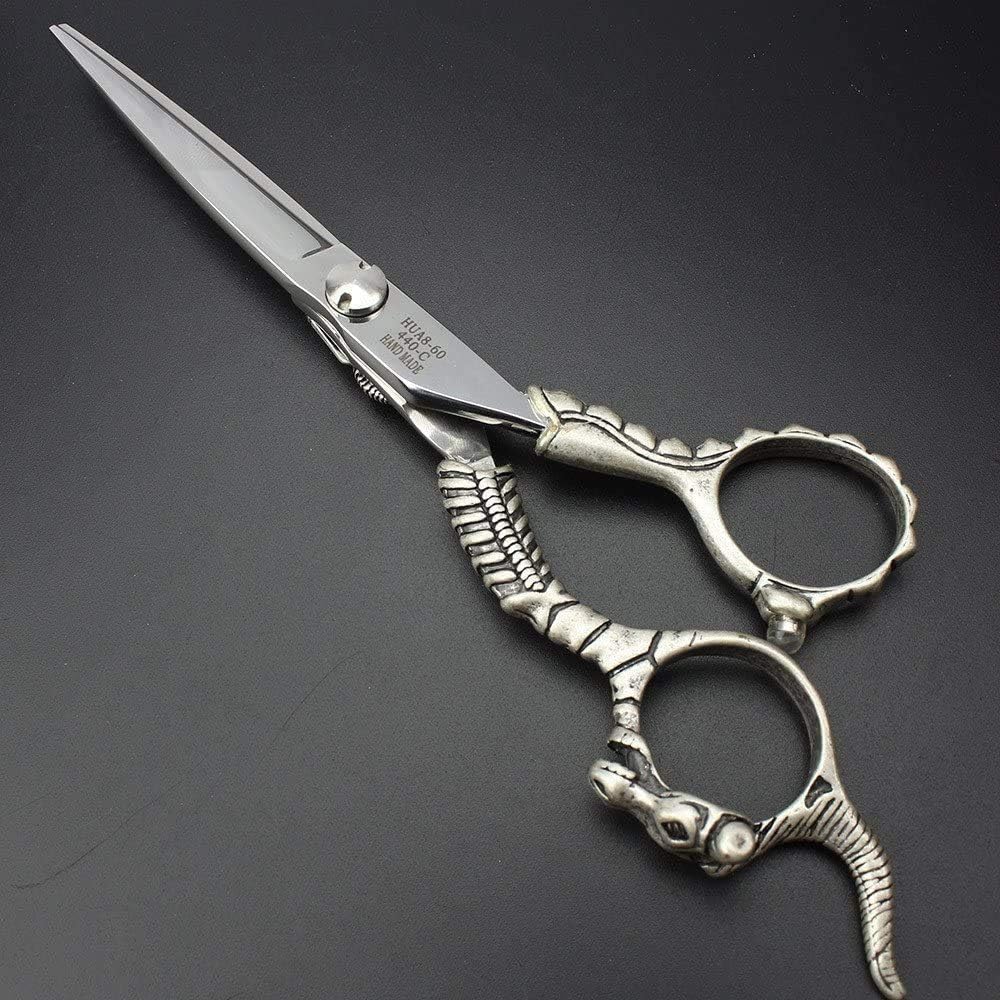Porfessional Hairdressing Scissors Set 5.5 Inches Stainless Steel Hair Cutting Shears Set for Women & Men