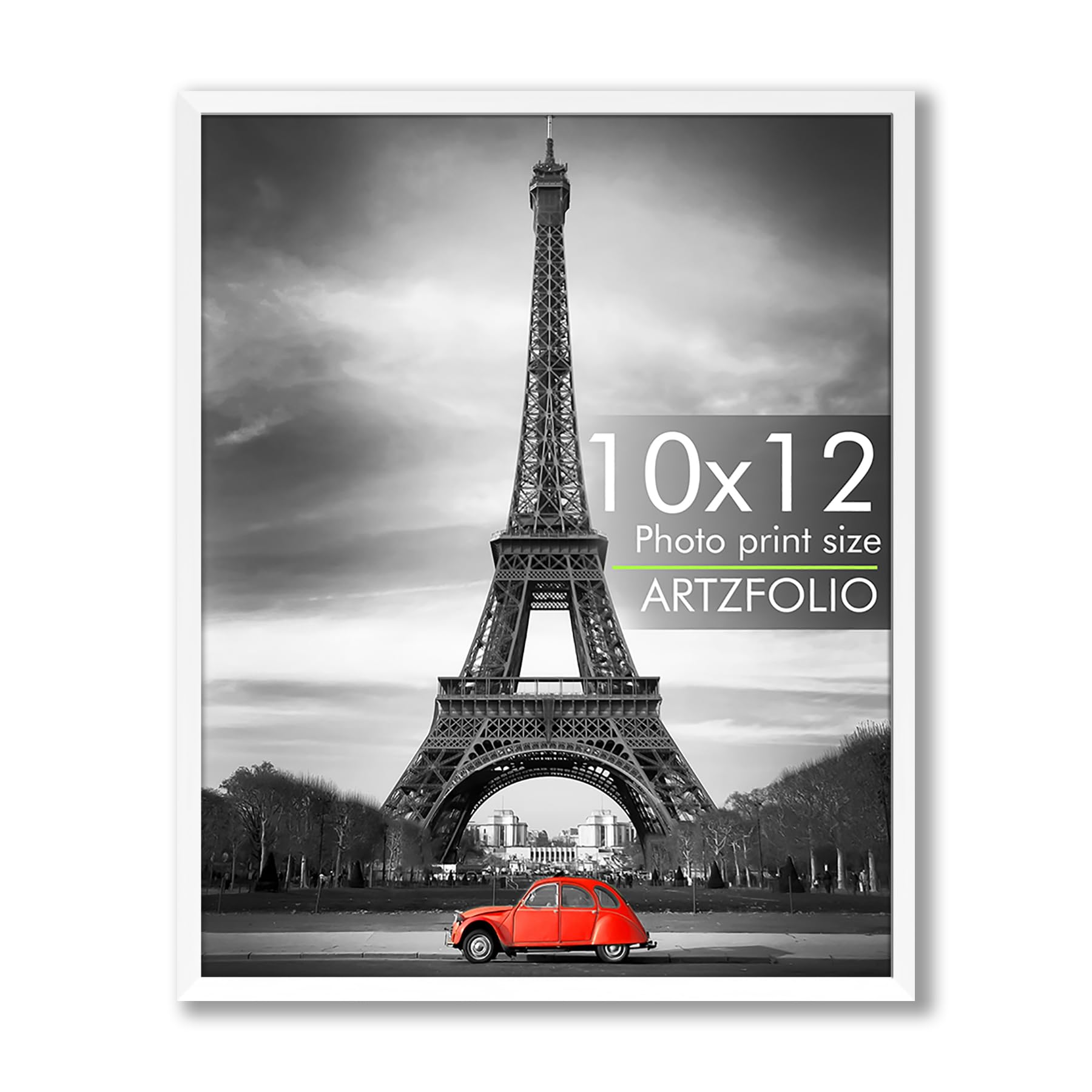 ArtzFolio Wall Photo Frame D564 | Wall Photo Frame Collage for Living Room | Picture Frames Bedroom, Home & Office Decoration | White | 10x12 inch (25x30 cms)