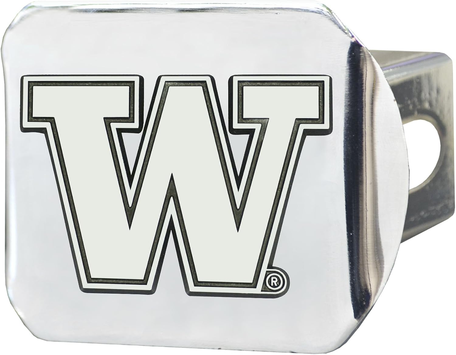 FANMATS NCAA Unisex-Adult Hitch Cover - Chrome