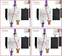 Heschen Elektromos Pneumatikus Mágnesszelep 3V210-08 24V DC 3/2 Utas PT1/4 Alumínium Ezüst-Fekete CE 3