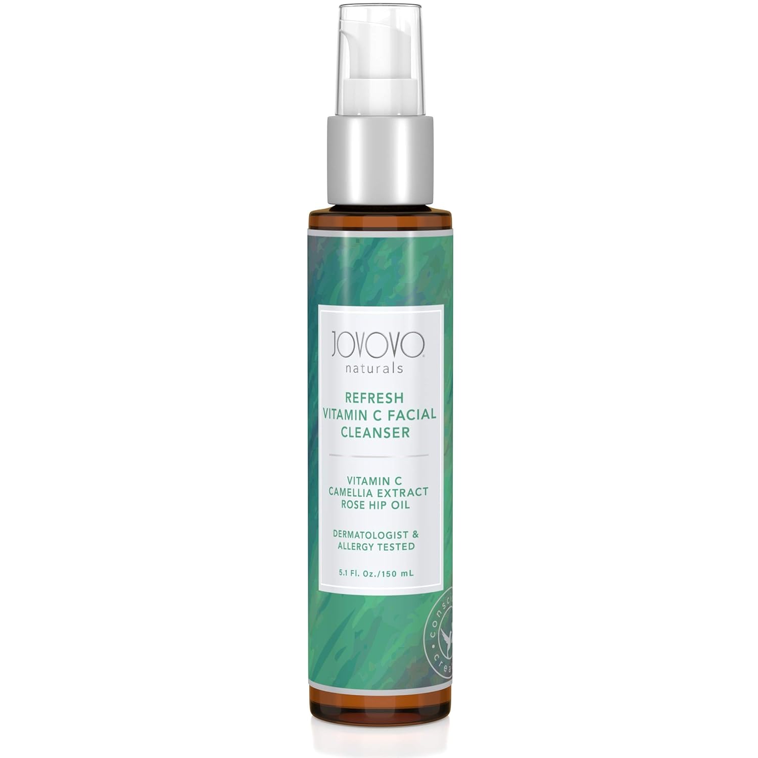 Jovovo Naturals Refresh Vitamin C Facial Cleanser – All Natural Face Wash to Remove Dirt, Oil & Makeup – Antioxidant Infused Cleanser Face Wash – Gentle Face Cleanser to Fight Signs of Aging (5.1 oz) : Beauty & Personal Care