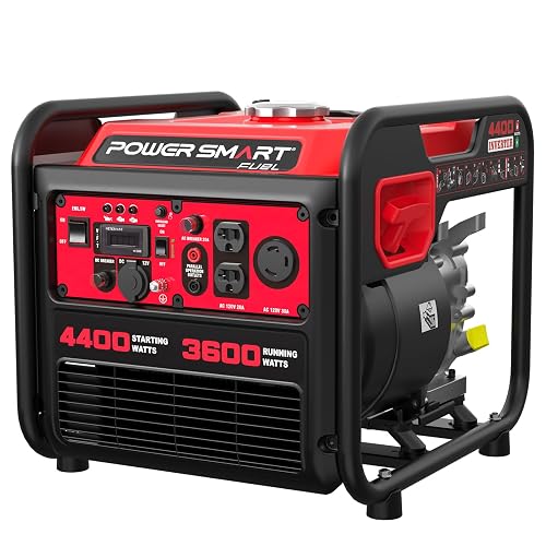 PowerSmart 4400-Watt Portable Generator with Inverter Technology, 30 amp for Home Use and Emergency Backup, 2026 EPA Compliant