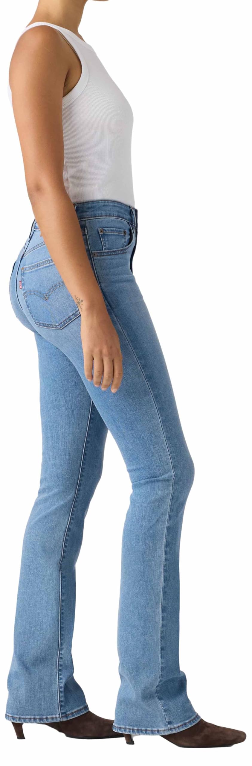 725 High Rise Bootcut True Blue Mid – Ansicht 2