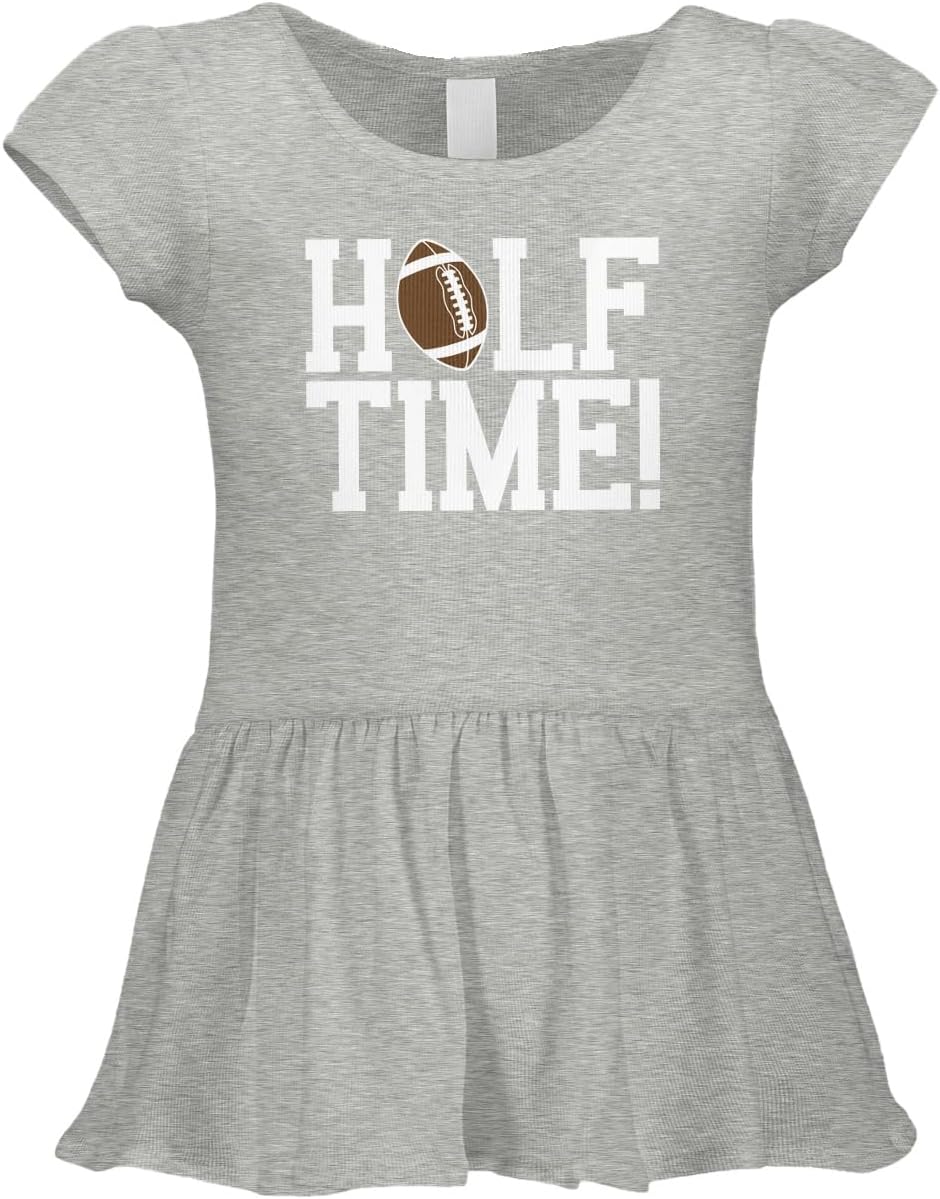 Tcombo Halftime! - Football Half Birthday Infant/Toddler Baby Rib Dress