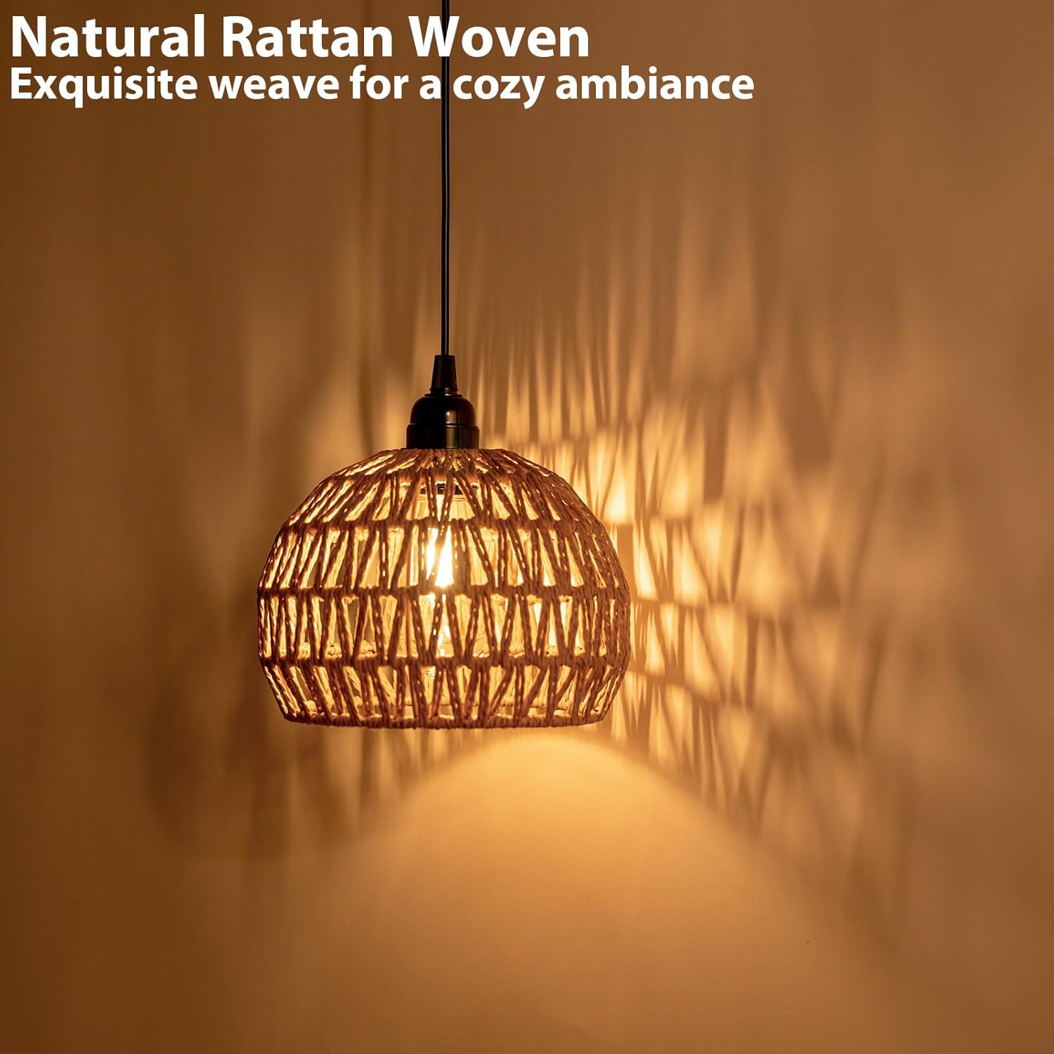 Battery Operated Hanging Outdoor Chandelier, Battery Power Pendant Light, Gazebo Lights Outdoor Waterproof, for Gazebo, Pergola, Porch, Patio, Indoor Outdoor Decor Lighting (2)
