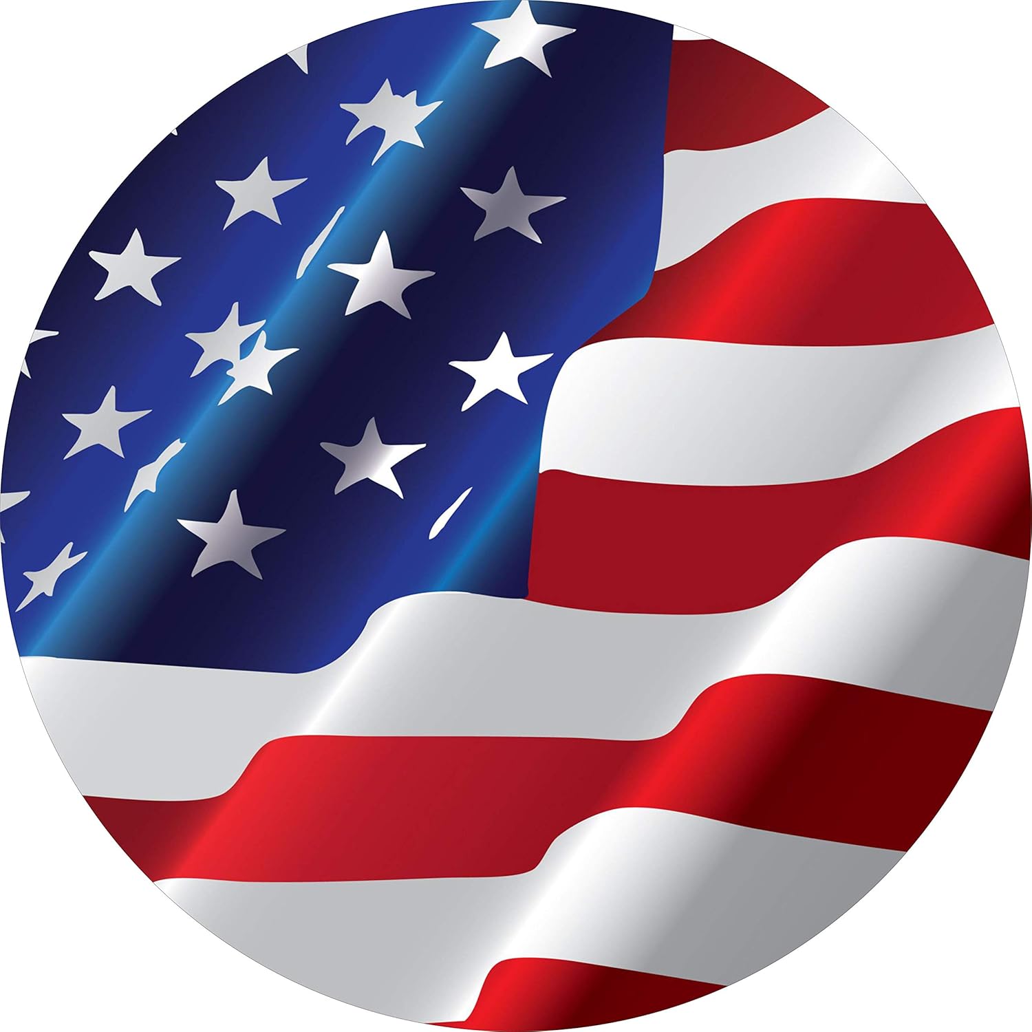 American Flag Spare Tire Cover for 175/80R13 (See Other Sizes in menu)