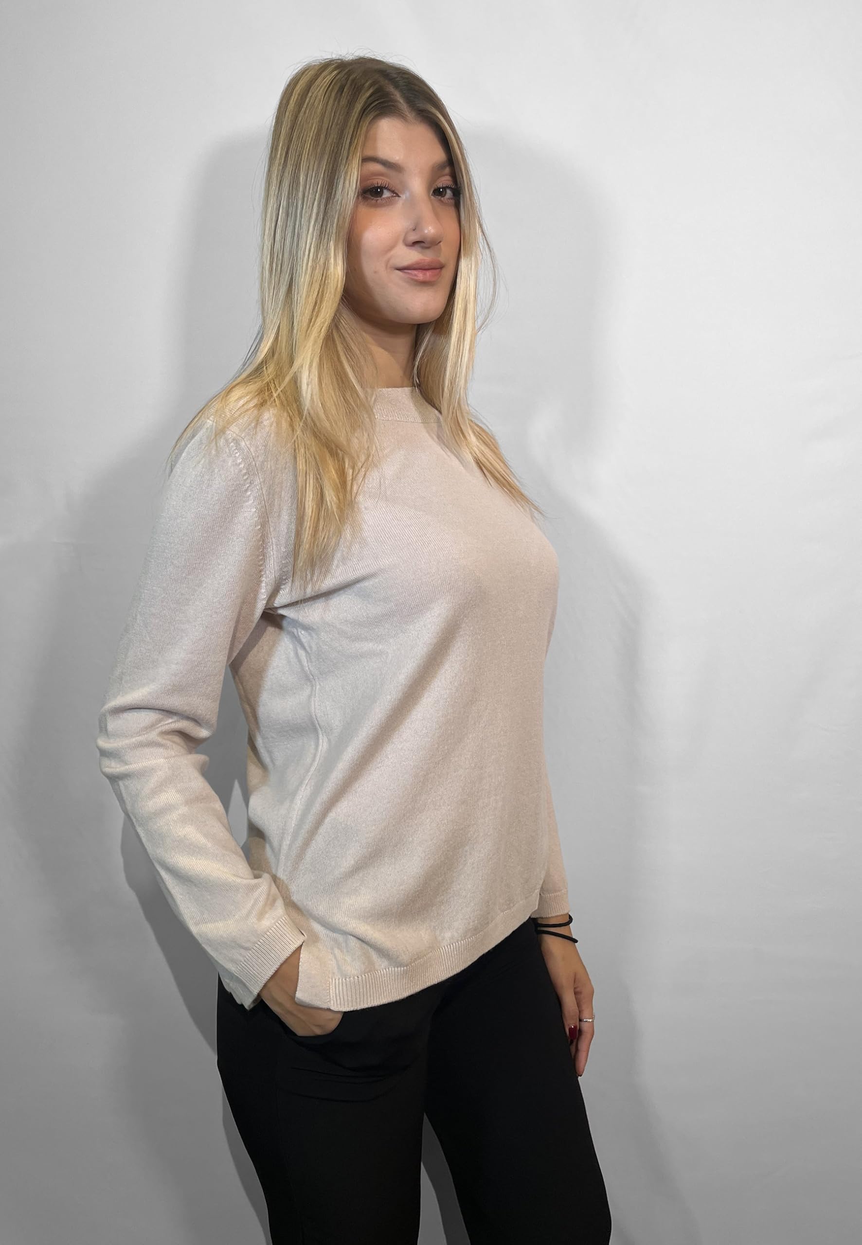 GRANSASSO Maglia Donna Manica Manica Lunga Lana Cashmere Art. 57290/12863
