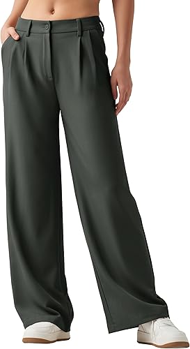 Willit Women's Work Pants Wide Leg Dress Pants High Waisted Casual Slacks Busine
