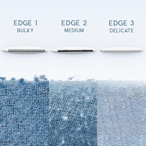 GLEENER Fabric Shaver & Lint Brush | Bobble Remover | Battery-Free Ultimate Fuzz Remover | Adjustable Depiller for Clothing & Furniture (Slate blue)